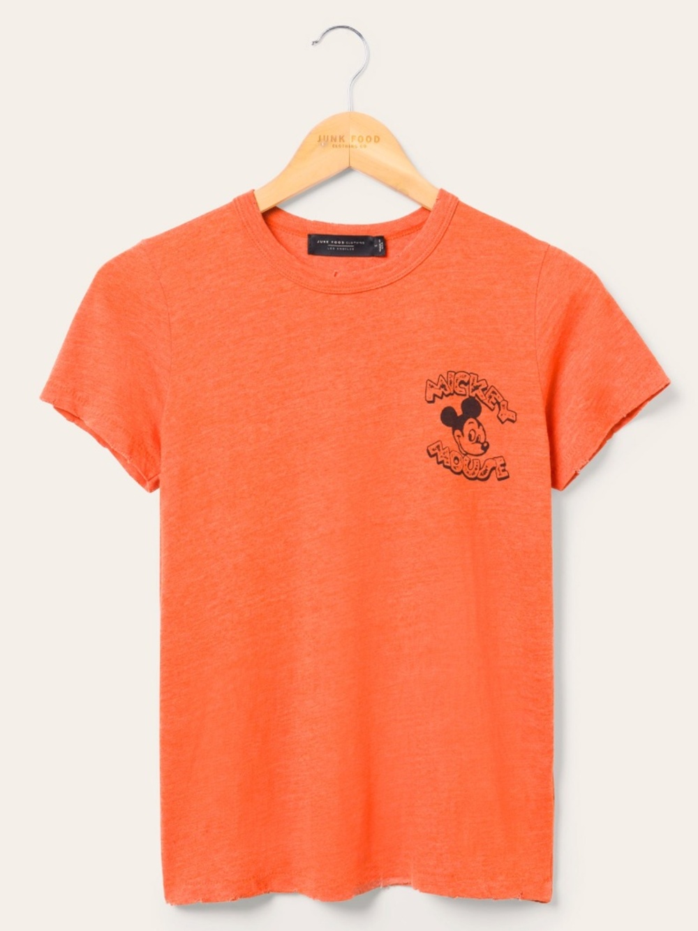 Junk Food Disney Mickey & Minnie Hot Rod Tee Tiger Lily Size M